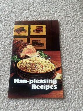Man-pleasing Recipes pamphlet vintage 1971
